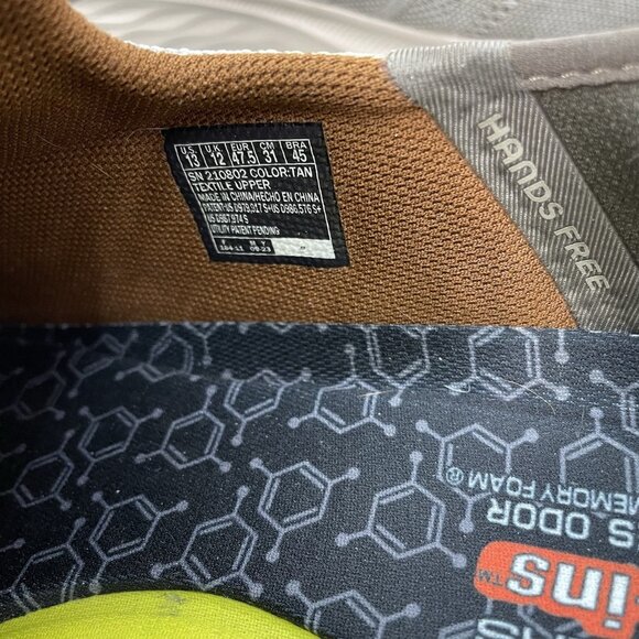 Skechers Sneakers Shoes Garner Crispin Bungee Lace Slip Ins Tan Mens 13 - Picture 13 of 13